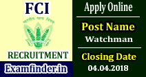 fci recruitment
