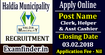 Haldia Municipality Recruitment