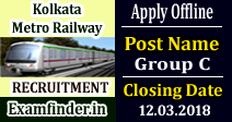 kolkata metro railway recruitment
