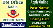 DM Office Nadia Recruitment