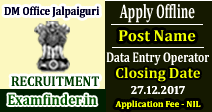DM Office Jalpaiguri Recruitment