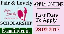 Fair & Lovely Foundation Scholarship