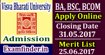 Visva Bharati University Admission