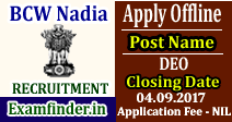 BCW Nadia Recruitment