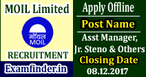 MOIL Limited Recruitment