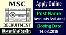 MSC Recruitment