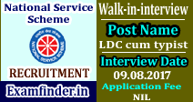 National Service Scheme Recruitment