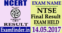 NCERT NTSE Final Result