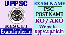 UPPSC Allahabad RO / ARO Result