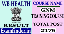 WB GNM Nursing Result