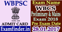 WBPSC Admit Card