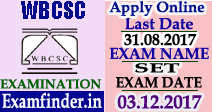 WBCSC SET Exam Date & Syllabus