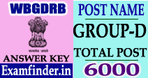 WBGDRB 6000 Group D Answer Key