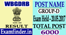 WBGDRB 6000 Group D Result