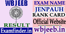 BJEEB JENPAUH Result 2017 - Rank Card