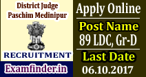 District Judge Paschim Medinipur Recruitment