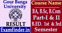 Gour Banga University Result