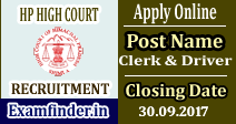 HP High Court Recruitment