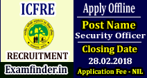 ICFRE Recruitment