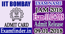 JAM Admit Card
