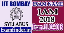 JAM Exam Syllabus
