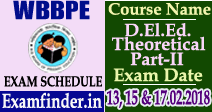 WBBPE Exam Schedule