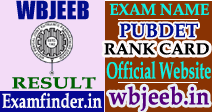 WBJEEB PUBDET Result