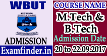 WBUT M.Tech & B.Tech Admission