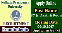 Kolkata Presidency University Recruitment