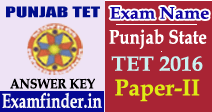 Punjab TET Answer Keys