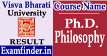 Visva Bharati University Result