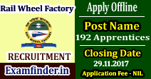Rail Wheel Factory Recruitment