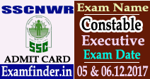SSC Constable Admit Card