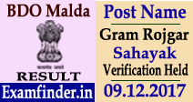 BDO Malda Result