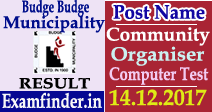 Budge Budge Municipality Result