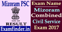 Mizoram PSC Result