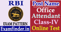 RBI Exam Pattern