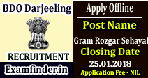 BDO Darjeeling Recruitment