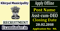 Khirpai Municipality Recruitment