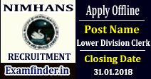 NIMHANS Recruitment
