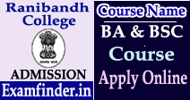 Ranibandh Government College Admission