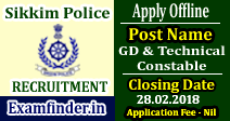 Sikkim Police Recruitment
