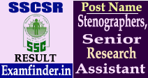 SSCSR Result