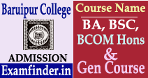 Baruipur College Admission
