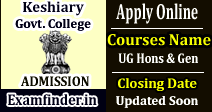 Keshiary Government College Admission