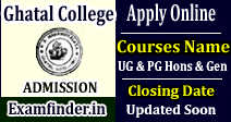 Ghatal College Admission
