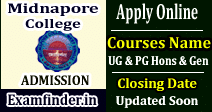 Midnapore College Admission