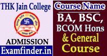THK Jain College Admission
