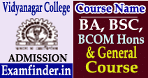 Vidyanagar College Admission