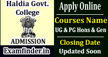 Haldia Government College Admission
